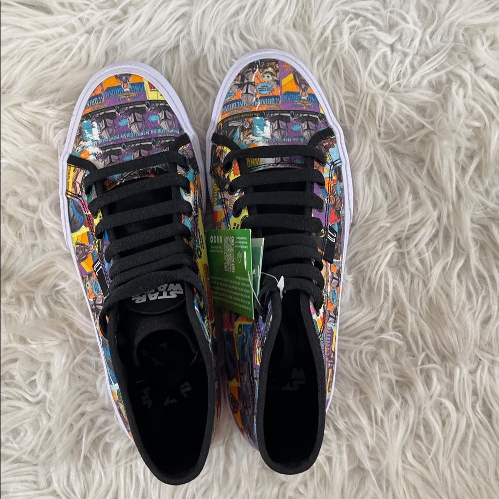 DC Star Wars Manual HI Unisex Black Canvas Skate Inspired Sneakers Shoes Size 8 - Picture 6 of 13